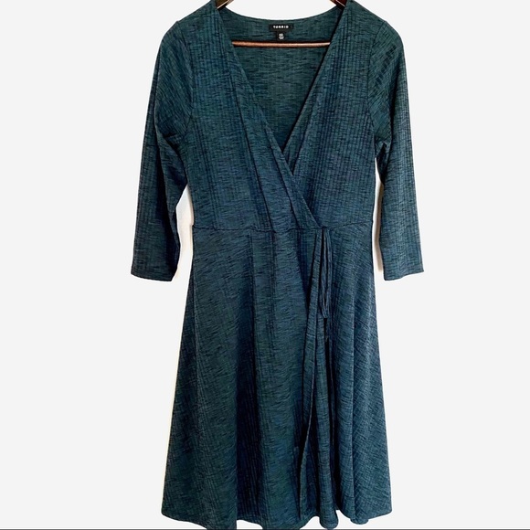 TORRID ribbed faux wrap dress - Picture 4 of 8
